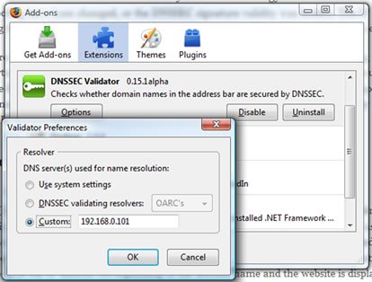 DNSSEC Plugin configuration